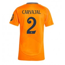 Real Madrid Daniel Carvajal #2 Bortatröja Dam 2024-25 Korta ärmar